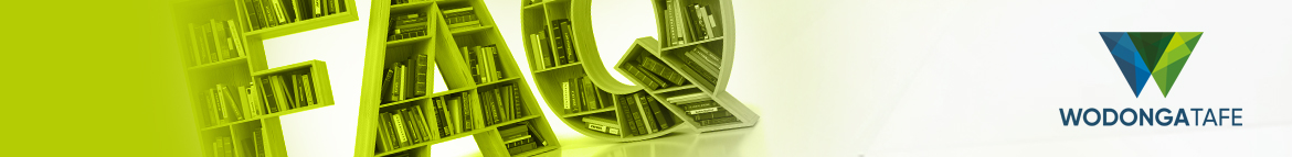 Wodonga Institute of TAFE: Ask a Question banner