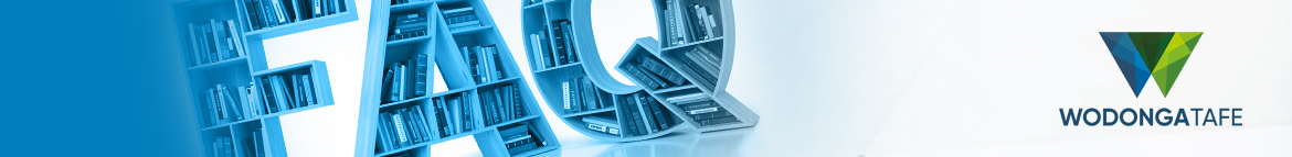 Wodonga Institute of TAFE: Ask a Question banner