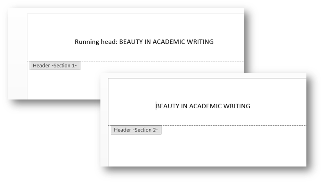 apa format example header